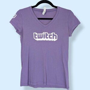 (3/$20) Twitch.tv Purple V-Neck Tee